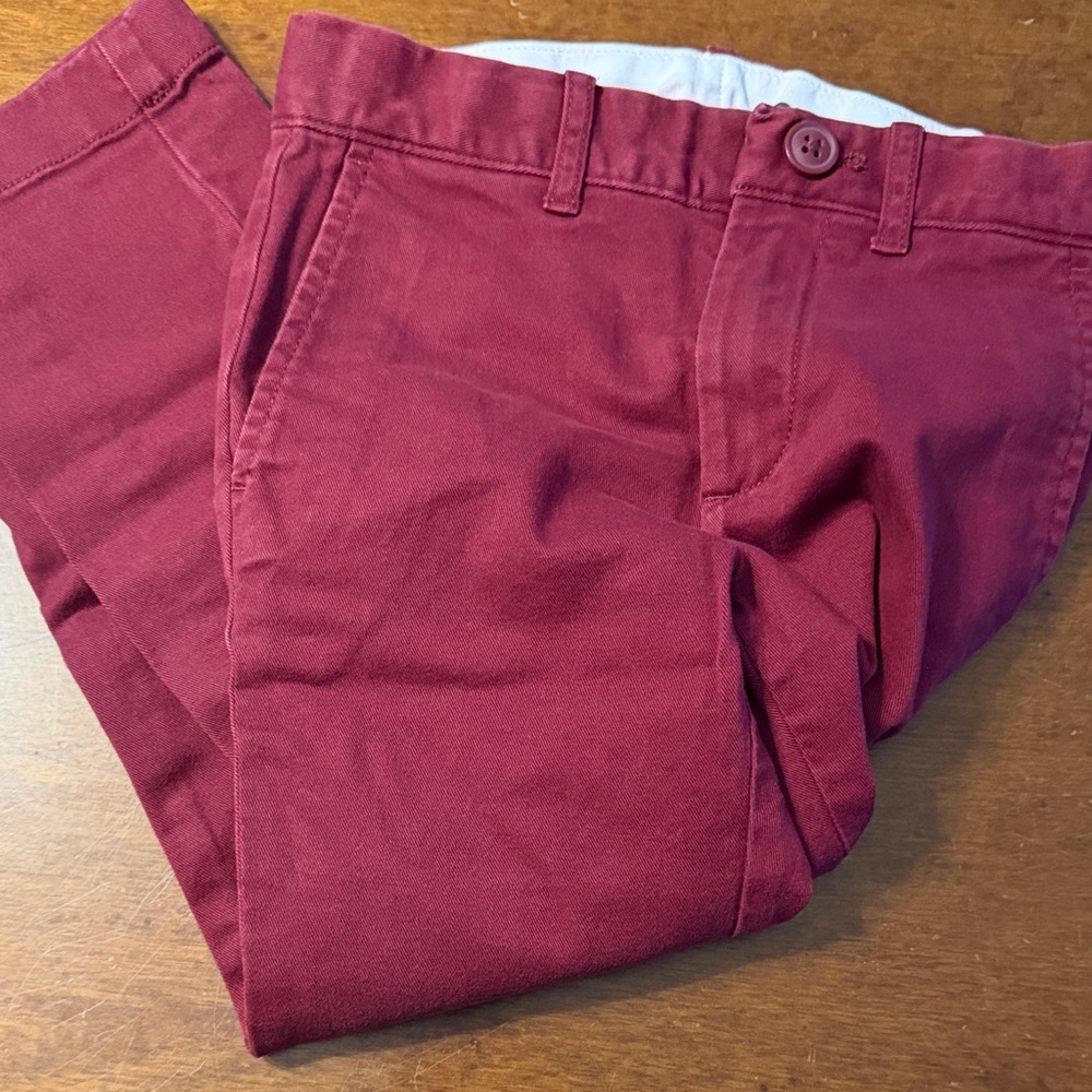 Crewcuts Burgundy Kids Formal Pants